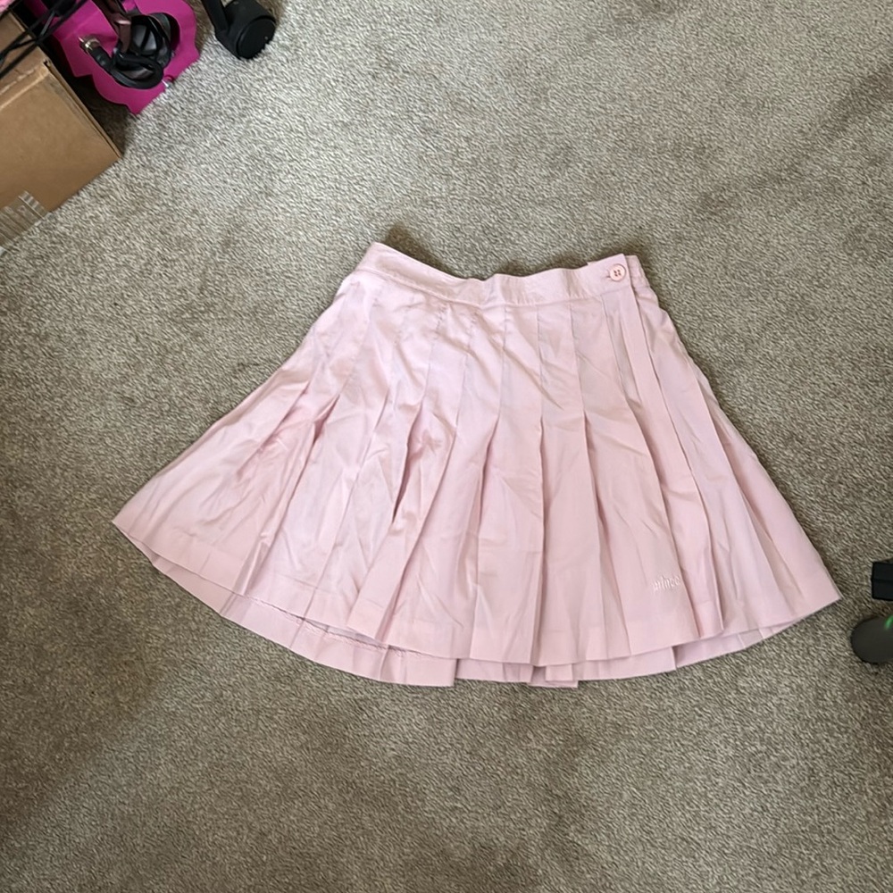 Pink tennis skirt